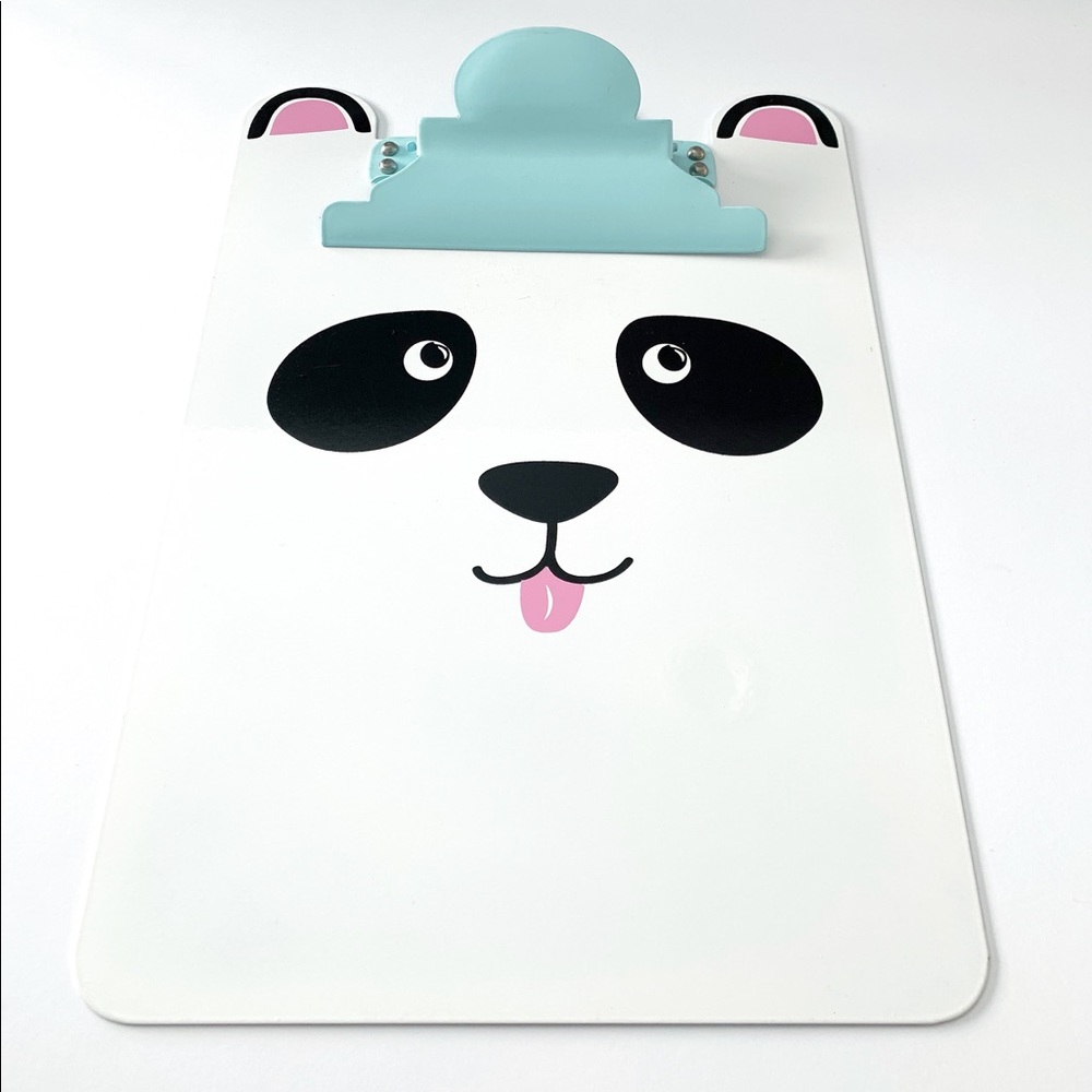 Pottery Barn Kids 2017 Panda Clipboard Pink & Teal